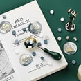 thumbnail image 5 of Fire Lacquer Seal Wax Seal Stamp Kit, Sealing Brass Stamper Gift Box Set For Wedding Invitation Letter Packaging, 5 of 5
