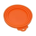 thumbnail image 4 of 3 tapas universales de silicona para latas de comida para mascotas, se adaptan a la mayoría de latas para perros y gatos, sin BPA (naranja), 4 of 5