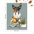 thumbnail image 3 of Chihuahua Robe Duck Canvas Wall Art 15.75x11.81 Inches, 3 of 8