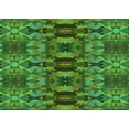 thumbnail image 1 of Ahgly Company Indoor Rectangle Patterned Deep Emerald Green Area Rugs, 7' x 10', 1 of 6