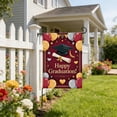 thumbnail image 4 of D Graduation Garden Flag Polyester Decoration For Party Outdoor Patio Photo Backdrop Banner 17.72X11.81 Inch, 4 of 7