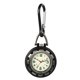 thumbnail image 2 of Clip On Quartz Watch Backpack Buckle Belt fob Watch Glow in The Dark for Men and Women Doctors Nurses Chefs Hiking or Climbing - Black Lancardo Lancardo, 2 of 2
