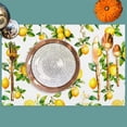 thumbnail image 6 of Placemats Set of 4 Heat-Resistant Rectangle Place Mats Tropical Lemon Washable Plastic PVC Dining Table Mat Non-Slip Wipeable Woven Vinyl Placemat for Kitchen Patio Table Decor, 6 of 8