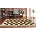 thumbnail image 4 of Capri Buffalo Check Beige & Cream 6' 5" x 9' 3" Area Rug, 4 of 5