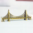 thumbnail image 1 of Maqueta del puente Golden Gate de San Francisco, artesanía en metal, souvenirs turísticos americanos decorativos, 1 of 5