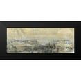 thumbnail image 2 of Bramma, Lila 24x12 Black Modern Framed Museum Art Print Titled - Gold Horizon I, 2 of 5