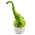 thumbnail image 1 of Stainless Steel Elephant Tea Infuser, Silicone Handle, Kitchen Teaware for Loose Leaf, Coffee & Spice Sieve,1 * Stainless Steel Elephant Tea Infuser, 1 of 6