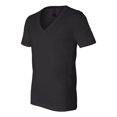 thumbnail image 1 of Camiseta unisex con cuello en V Canvas Negro X-Small Camiseta de manga corta, 1 of 1