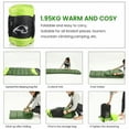 thumbnail image 4 of JIAN YA NA Cold Weather Sleeping Bags for Adults, Rectangular Single Sleeping Bag with Two-Way Zipper,  5°F - 50°F, Ideal for Camping, Hiking, Outdoor, Travel (Army Green, Left Zipper), 4 of 9