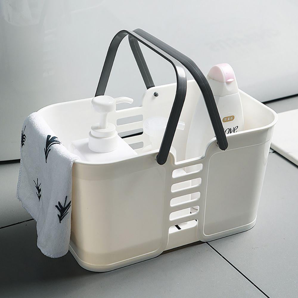 Plastic Storage Baskets with Handles,Storage Bin Shower Caddy Organizer for Bathroom and Kitchen