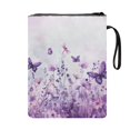 thumbnail image 2 of HELLHERO Butterfly Dragonfly Book Covers with Polyester Book Sleeve Protector with Waterproof for Textbooks Easy Carry Book Case Zipper Book Organzier Holder, 2 of 8