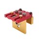 thumbnail image 2 of Localizador de agujeros para carpintería 3 en 1, juego de plantilla para agujeros, posicionador de perforación de agujeros de aleación de aluminio, 2 of 8