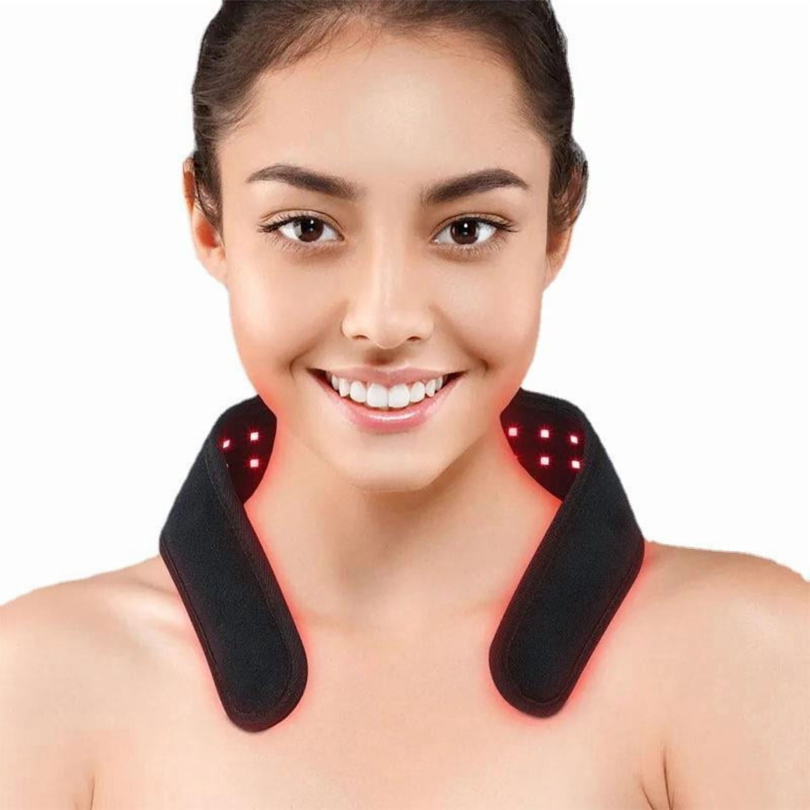 Red Light Therapy Belt for Neck Home Use, Portable Near Infrared Light Therapy for Face and Neck Chin Firming - Red Light Therapy Device Wearable Belt Neck Wrist Wrap Hand Unisex Gift