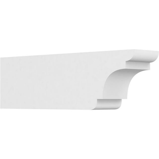 Ekena Millwork RFTP04X06X20NEB 6 x 4 x 20 in. Standard New Brighton Architectural Grade PVC Rafter Tail