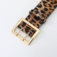 thumbnail image 2 of RISANTRY Wide Belts for Women Casual Leopard Synthetic Leather Belt, 2 of 6