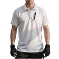 thumbnail image 2 of Yaoyar Mens Athleitc Shirts Short Sleeve Summer Lightweight Performance Tactical Work Golf Collar Shirts, 2 of 7