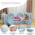 thumbnail image 5 of LinkRomat Modular Kids Play Couch, Kids Gifts for Playroom Bedroom, Glow in The Dark, 8 Pcs Convertible Play Couch with High-Density Foam for Boys Girls, 5 of 10