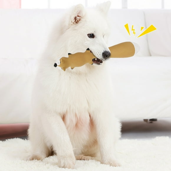 Dog Chewing Toy,4PCS Latex Pet Fox Latex Dog Toy Dog Sounding Toy Top Tier Quality
