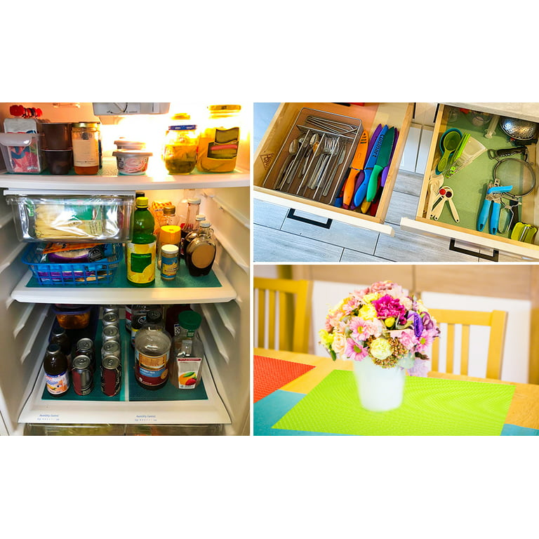 Reusable Anti-slip Mat Drawer Shelf Liner Cabinets Mat Kitchen Organizer  Pad on the Table Refrigerator Dishes Protective Drawers - AliExpress