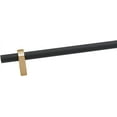 thumbnail image 5 of A2901-18-MB Alno A2901-18 Vita Bella 18" Center to Center Modern Knurled Bar Large Cabinet Handle Pull with Eye Posts, 5 of 7