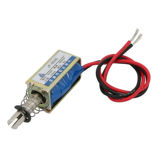 Unique Bargains DC6V 300mA 10mm 5N Push Pull Type Frame DC Solenoid Electromagnet Magnet JF-0530