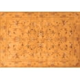thumbnail image 1 of Ahgly Company Machine Washable Indoor Rectangle Persian Orange Traditional Area Rugs, 2' x 3', 1 of 1