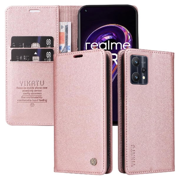 Funda para OnePlus Nord CE2 Lite Estuche de Cuero PU Tipo Cartera con Ranuras para Tarjetas y Cierre Magnético