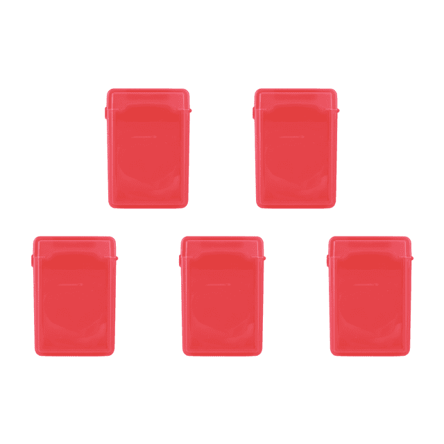 Caja Almacenamiento Disco Duro IDE SATA HDD 3 5 Pulgadas Plástico Caddy () Roja