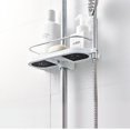 thumbnail image 3 of CHAO Estante de ducha sin perforación, soporte organizador de baño para champú, se adapta a riel de 19mm - 25mm, 1 ud., 3 of 3