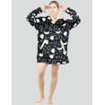 thumbnail image 2 of Camison Para Dormir Mujer Pijama Aesthetic Batas Dama Bluson, 2 of 5