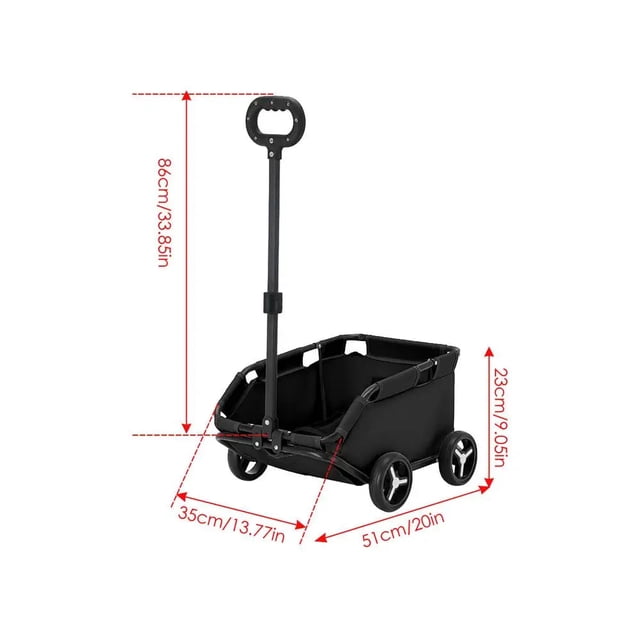 universal Dog Stroller for Small Dogs Rolling Cat Carrier Pet Carriage 4 Wheels Lightweight Folding Trolley Dog Cart for Travel ShopWise Round