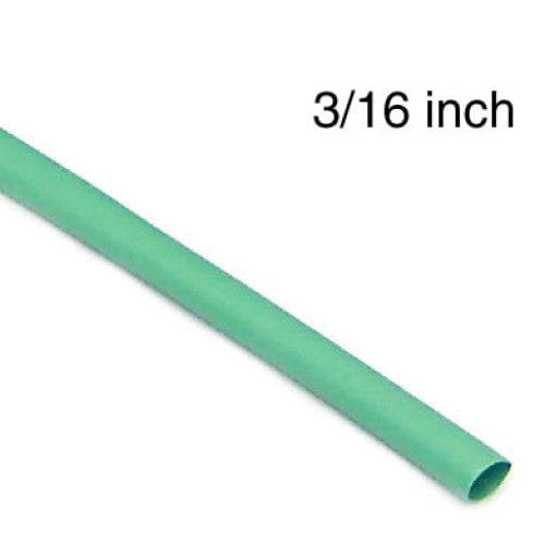 PLF100-3/16-GRN-4 - TUBING HST 3/16INX4FT SW GRN 2:1 600V 125C
