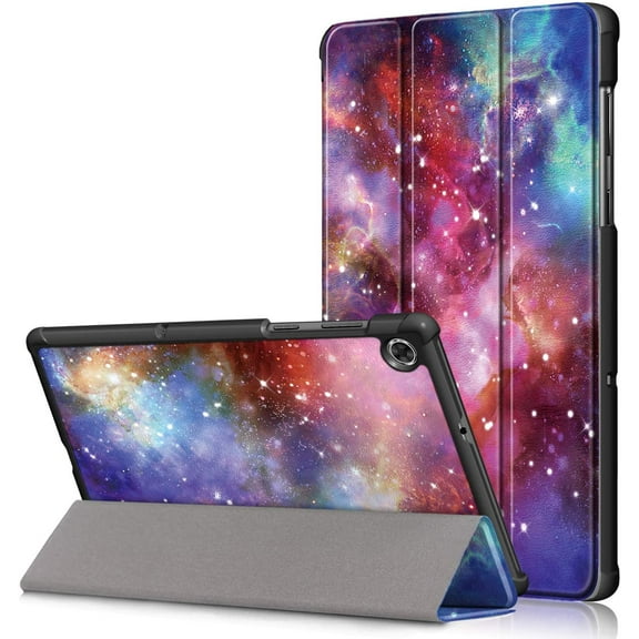 Epicgadget Case for Lenovo Tab M10 FHD Plus (2nd Gen) TB-X606, Slim Lightweight Auto Sleep/Wake Trifold Stand Cover Case for Lenovo Tablet M10 FHD Plus 10.3 Inch Display 2020 Released (Galaxy)