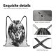 thumbnail image 4 of Fotbe Majestic Wolf Landscape Bolsa Mochila con Cordón Estampada, Bolsa de Gimnasio Deportiva, Bolsa Cinch, Bolsa con Cordón para Hombres y Mujeres-Medium, 4 of 6