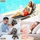 thumbnail image 3 of Small 20.3 Cm Rechargeable Rotating Desk Fan 13 Hours Use, Portable Puppy 3 Speed Cooling Desk Mini Personal Fan For Home/room/office, Brown, 3 of 5