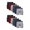 thumbnail image 1 of Calzoncillos tipo bóxer Hanes, de algodón, para hombre, que absorben la humedad, 1 of 6