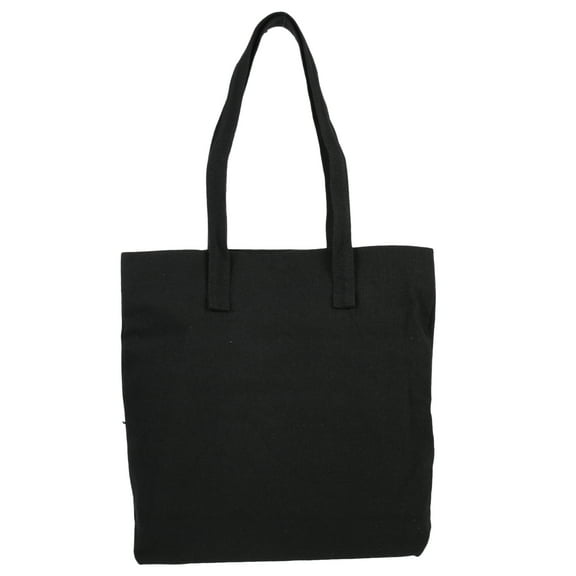 MERRYHAPY Shoulder Bag Tote Bag Canvas Black 1Pack Commute