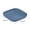 Blue_B, variant on Square Snack Serving Tray, Plastic Candy Dish Fruit Platter for Coffee Table, Reusable Snack Plate for Home Entertaining