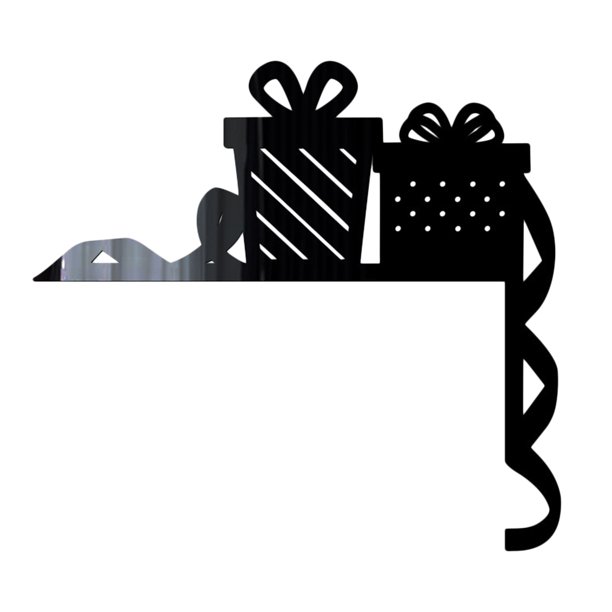 Pegatina Acrílica 3D De Renos Y Trineo Navideño Para Decorar Interruptores, Paredes Y Esquinas De Puertas. Decoración Navideña Diy Con Adhesivo.