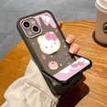 thumbnail image 3 of Bonita funda de silicona con soporte de Hello Kitty para Samsung Galaxy S22 Ultra S21 S20 FE S10 Plus Note 20 10 A42 A33 A53 A73 5G, 3 of 5