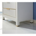 thumbnail image 3 of Jackson 36" Single Bathroom Vanity Set in White and Aosta White Composite Stone Countertop with Mirror, 3 of 7