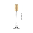 thumbnail image 4 of Unique Bargains Elegant Perfume Bottle 1Pc Gold Tone 0.5 oz, 4 of 6