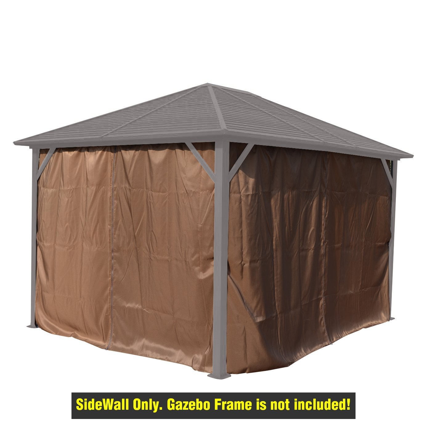 Kozyard Caesar 10 Ft. W x 12 Ft. D Hardtop Permanent Gazebo by Kozyard LLC