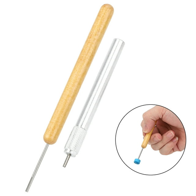 Outil de Rouleau d'Artisanat, 2 Pcs Outil Fendu en Acier Inoxydable Outil de Boisson Fait Main Performance Solide
