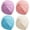 Multicolor, variant on 4 Pieces Turbans for Women Soft Pre Tied Knot Fashion Pleated Cancer Turban Cap Chemo Headwrap Sleep Hat, 4 Colors