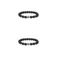 thumbnail image 1 of Guardoinrt Fashionable And Comfortable Beaded Bracelets. Easy Matching For Any Style Exquisite Appearance Stone Beads Bracelets Frosted 2Set, 1 of 6