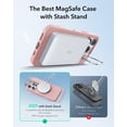 thumbnail image 4 of Funda ESR para iPhone 16 Pro de silicona con soporte MagSafe, color rosa, 4 of 9