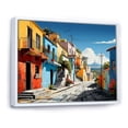 thumbnail image 2 of Designart "Pop Art Athens I" Athens Floater Framed Canvas Wall Art, 2 of 7