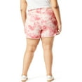 thumbnail image 3 of Levi Strauss Signature Women's Plus Size Heritage 5-Inch Fray Hem Shorts, 3 of 7