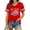 A7-Red, variant on 250th Anniversary Patriotic Shirts Women American Flag Shirt 4th of July Tee Tops V-Neck Short Sleeve Summer T-Shirt Large